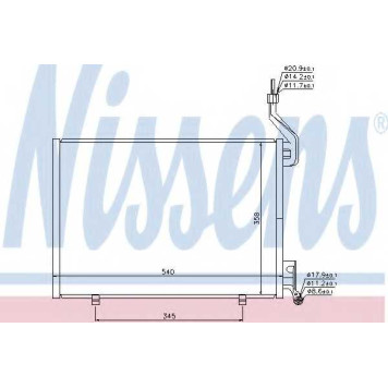 Конденсатор кондиционера NISSENS 940107