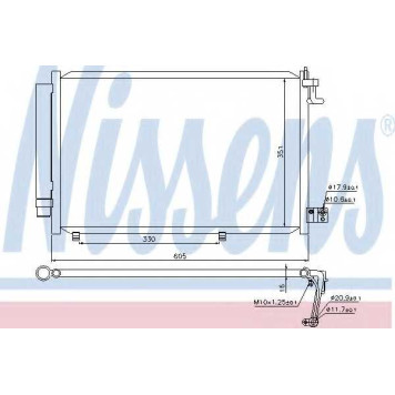 Конденсатор кондиционера NISSENS 940108