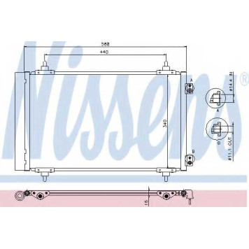 Конденсатор кондиционера NISSENS 940111