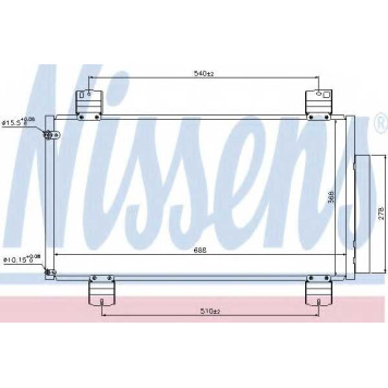 Конденсатор кондиционера NISSENS 940113