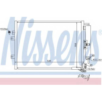 Конденсатор кондиционера NISSENS 940142