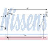 Конденсатор кондиционера NISSENS 940143