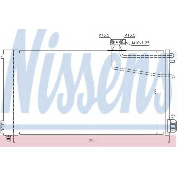 Конденсатор кондиционера NISSENS 940145