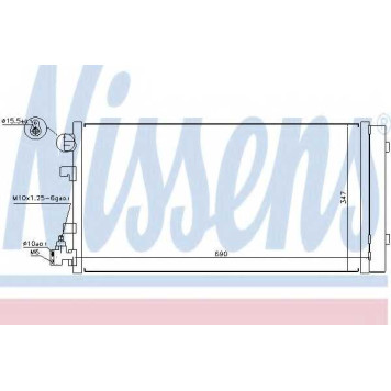 Конденсатор кондиционера NISSENS 940160