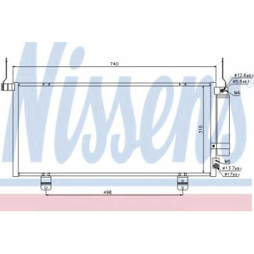 Конденсатор кондиционера NISSENS 940164