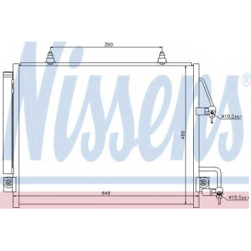 Конденсатор кондиционера NISSENS 940166
