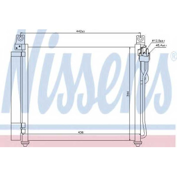 Конденсатор кондиционера NISSENS 940172