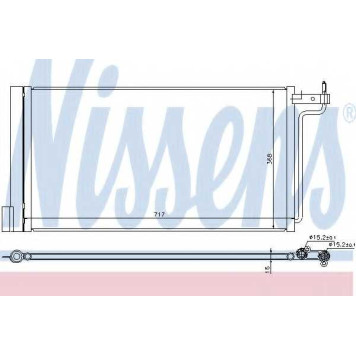 Конденсатор кондиционера NISSENS 940181