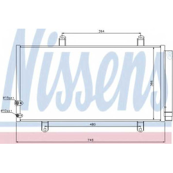 Конденсатор кондиционера NISSENS 940194