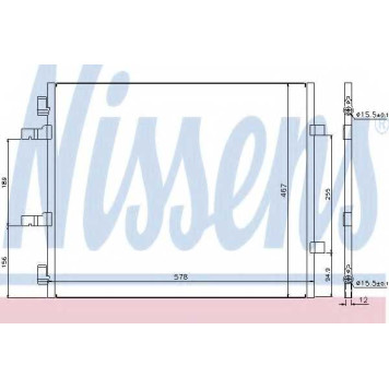 Конденсатор кондиционера NISSENS 940201