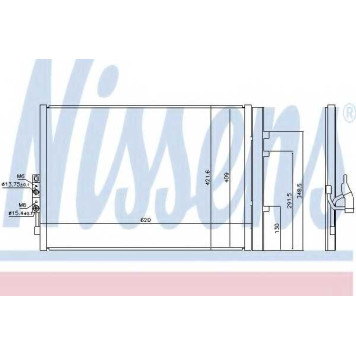 Конденсатор кондиционера NISSENS 940227