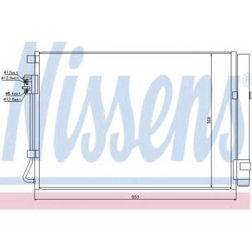 Конденсатор кондиционера NISSENS 940243