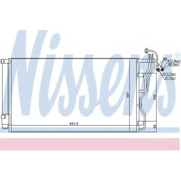 Конденсатор кондиционера NISSENS 940244