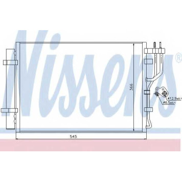 Конденсатор кондиционера NISSENS 940251