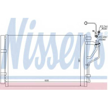 Конденсатор кондиционера NISSENS 940268
