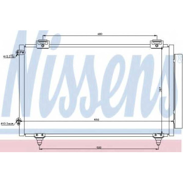 Конденсатор кондиционера NISSENS 940299