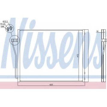 Конденсатор кондиционера NISSENS 940308