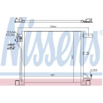 Конденсатор кондиционера NISSENS 940338