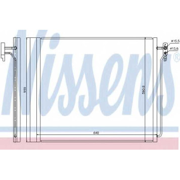 Конденсатор кондиционера NISSENS 940343