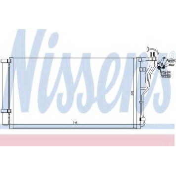 Конденсатор кондиционера NISSENS 940347