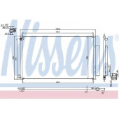 Конденсатор кондиционера NISSENS 940354