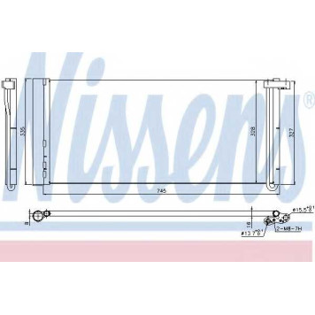 Конденсатор кондиционера NISSENS 940358