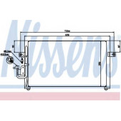 Конденсатор кондиционера NISSENS 94037