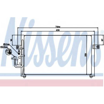 Конденсатор кондиционера NISSENS 94037