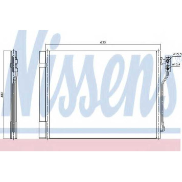 Конденсатор кондиционера NISSENS 940370