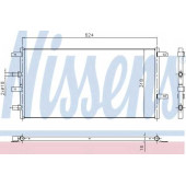 Конденсатор кондиционера NISSENS 940385