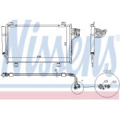 Конденсатор кондиционера NISSENS 940387