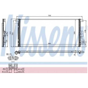 Конденсатор кондиционера NISSENS 940390