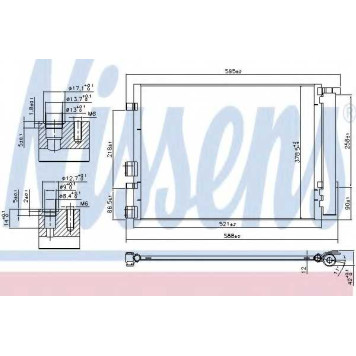 Конденсатор кондиционера NISSENS 940404