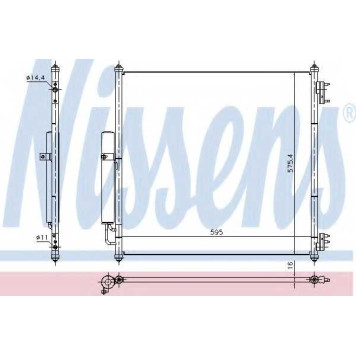 Конденсатор кондиционера NISSENS 940408