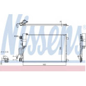 Конденсатор кондиционера NISSENS 940417