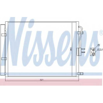 Конденсатор кондиционера NISSENS 940428