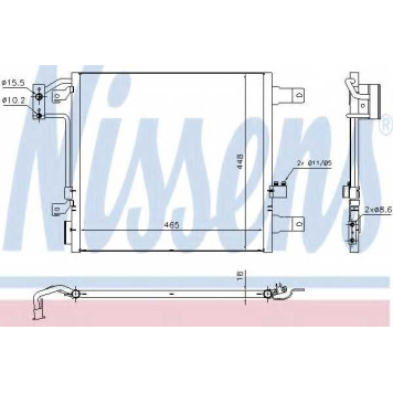 Конденсатор кондиционера NISSENS 940441