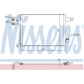 Конденсатор кондиционера NISSENS 940442