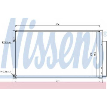 Конденсатор кондиционера NISSENS 940446