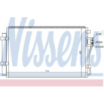 Конденсатор кондиционера NISSENS 940449