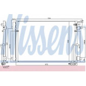 Конденсатор кондиционера NISSENS 940452
