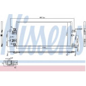 Конденсатор кондиционера NISSENS 940486