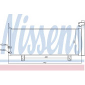 Конденсатор кондиционера NISSENS 940499