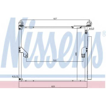 Конденсатор кондиционера NISSENS 940508