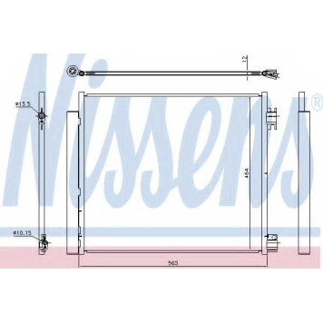 Конденсатор кондиционера NISSENS 940546