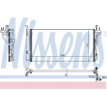 Конденсатор кондиционера NISSENS 940552