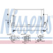 Конденсатор кондиционера NISSENS 940556