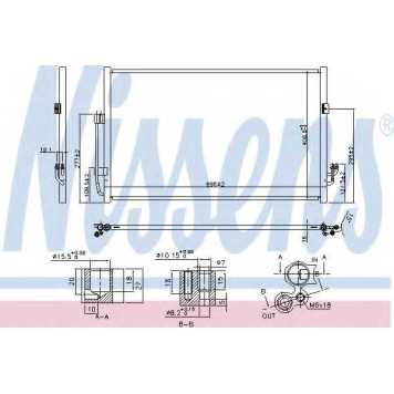 Конденсатор кондиционера NISSENS 940556