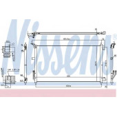 Конденсатор кондиционера NISSENS 940557