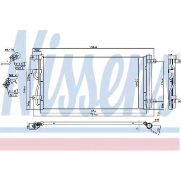Конденсатор кондиционера NISSENS 940569